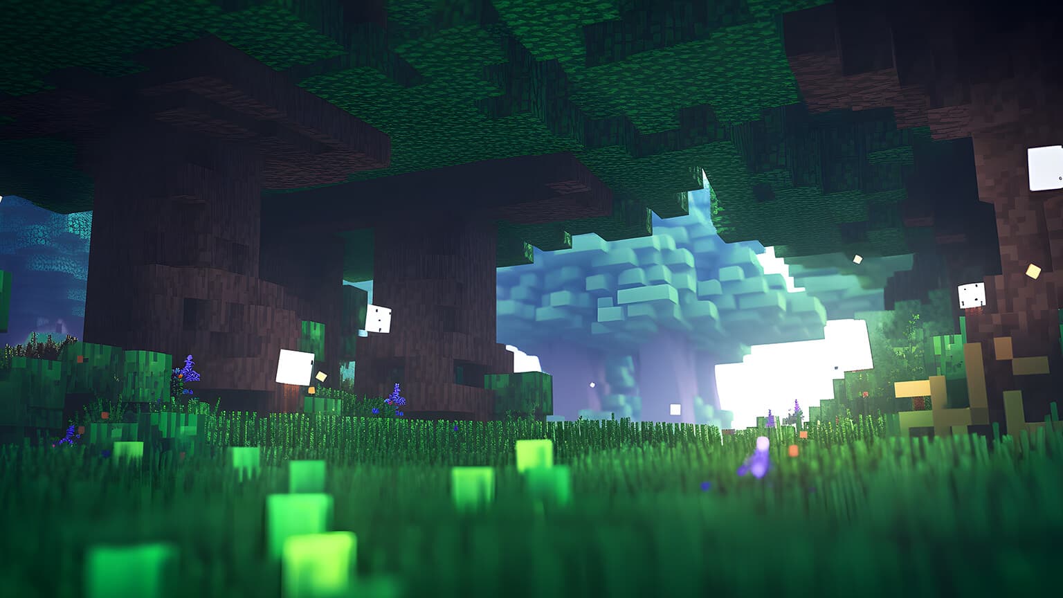 Minecraft Forest Landscape